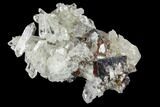 Brookite and Quartz Crystal Association- Pakistan #111340-2